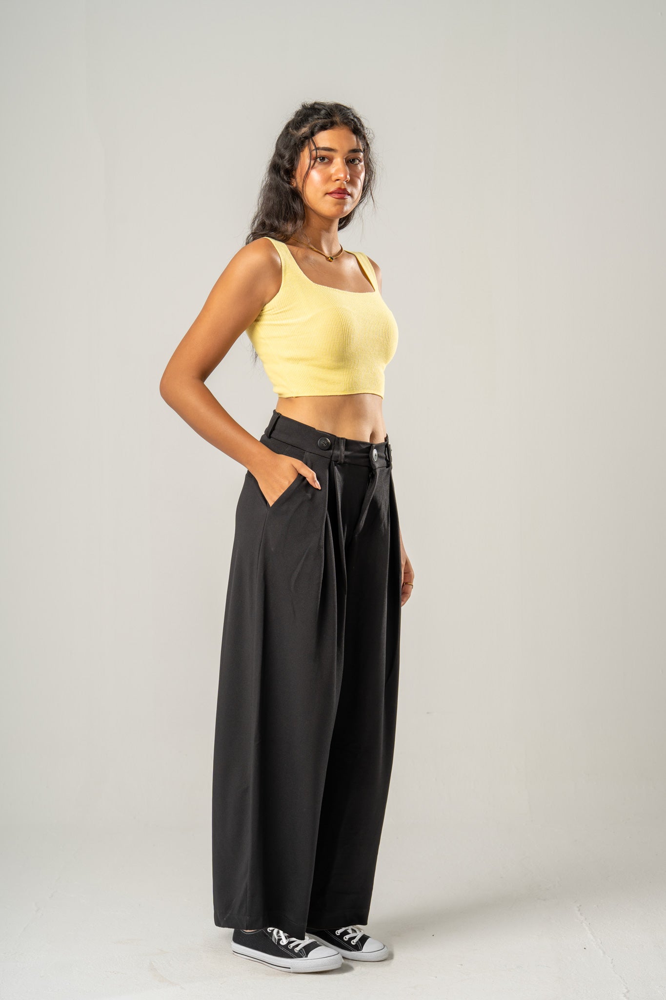 Pleated Pants